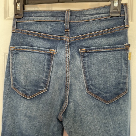 VIBRANT MIU  DISTRESSED JEANS Shredded bottoms size 11 Jr NWT made in the USA - Picture 5 of 12